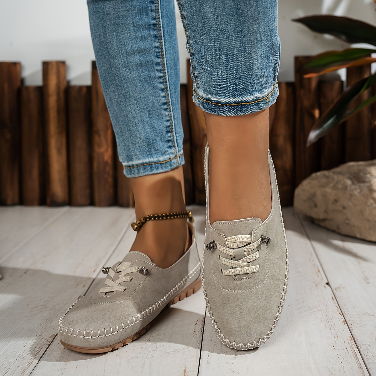 Freya | Women's Orthopedic Lace-Up Comfort Loafers