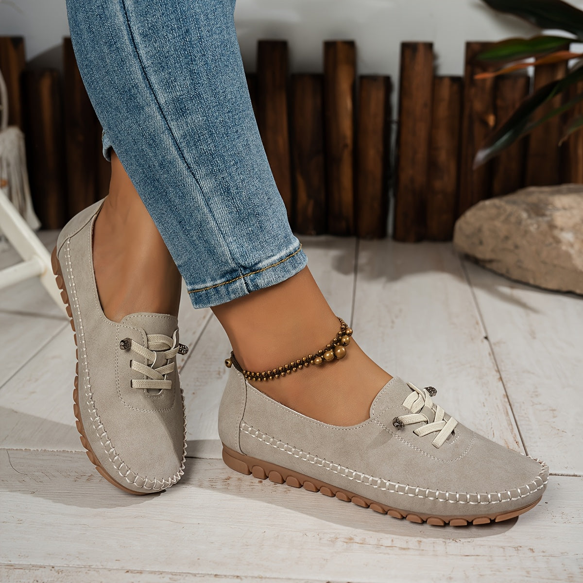 Freya | Women's Orthopedic Lace-Up Comfort Loafers