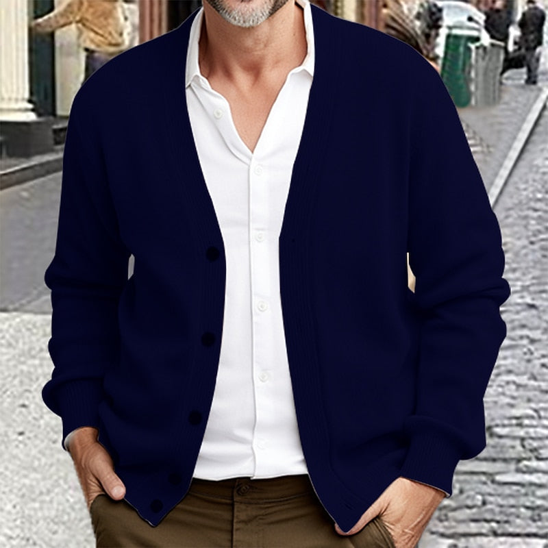 Garveth | Men's Warm Button-Front Cardigan