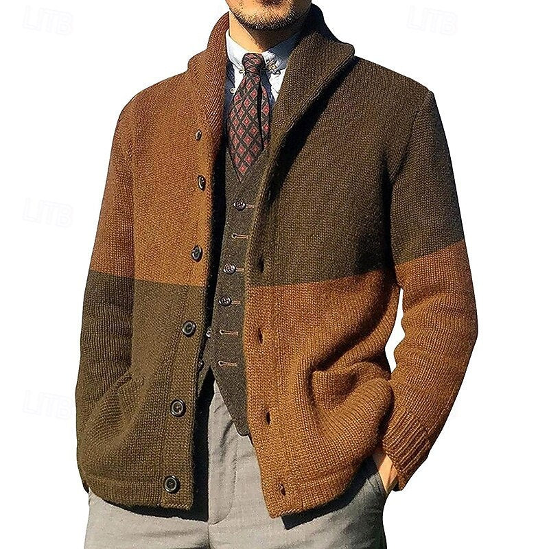Gideon | Men's Cozy Shawl Collar Cardigan