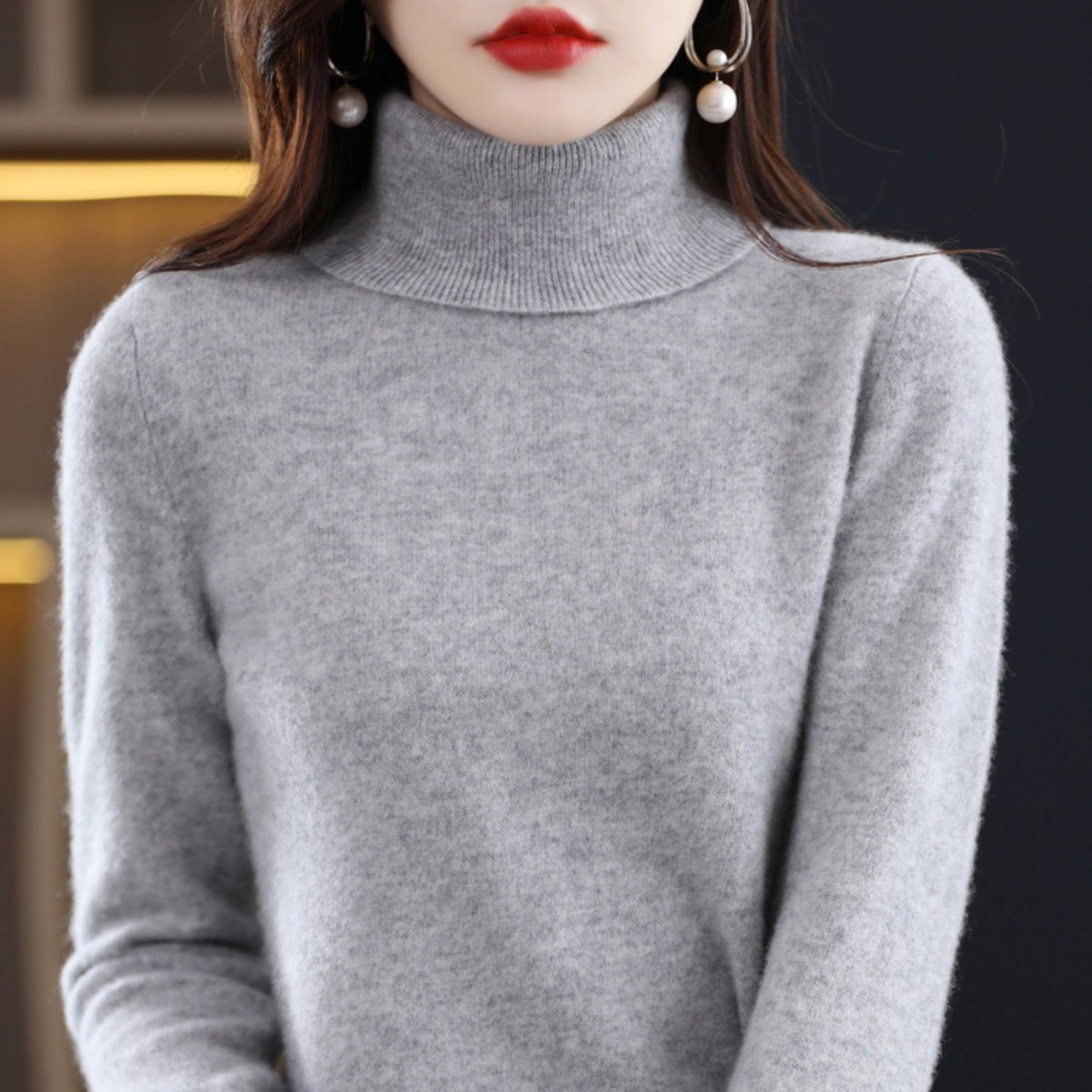 Adaline | Fitted Turtleneck Sweater