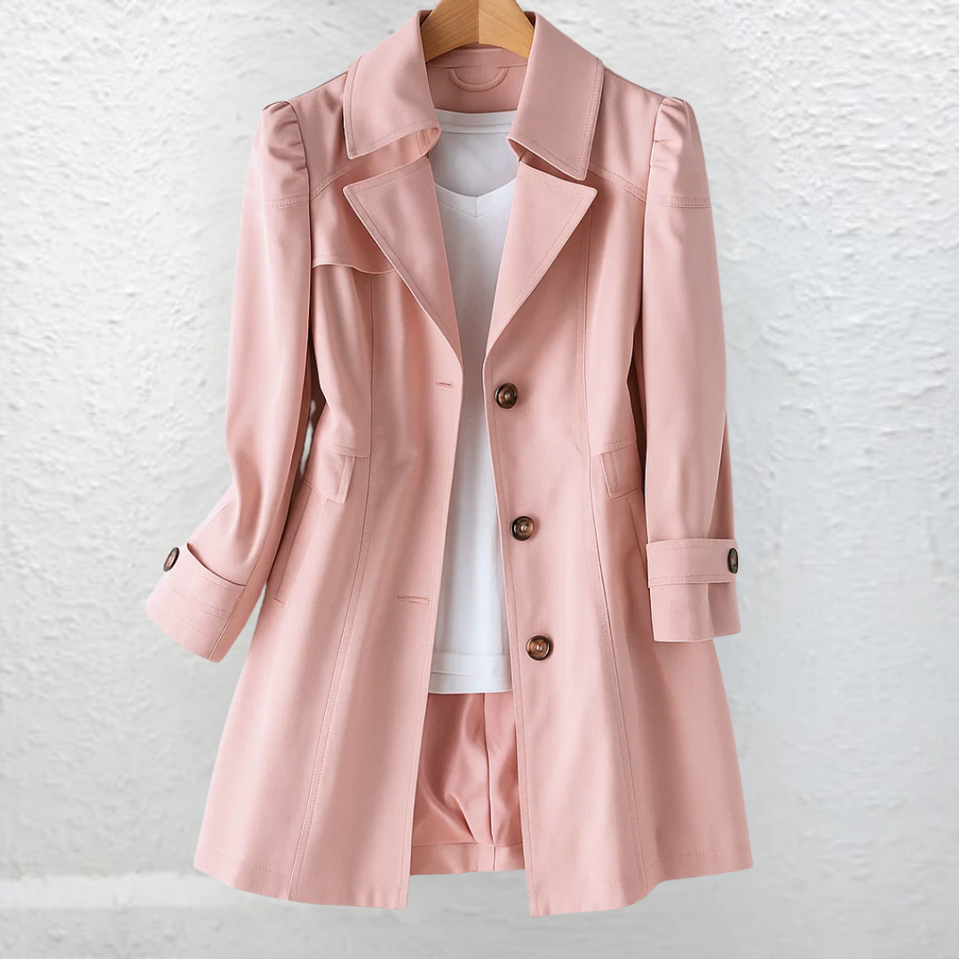 Halvaine | Women's Fit-and-Flare Trench Coat