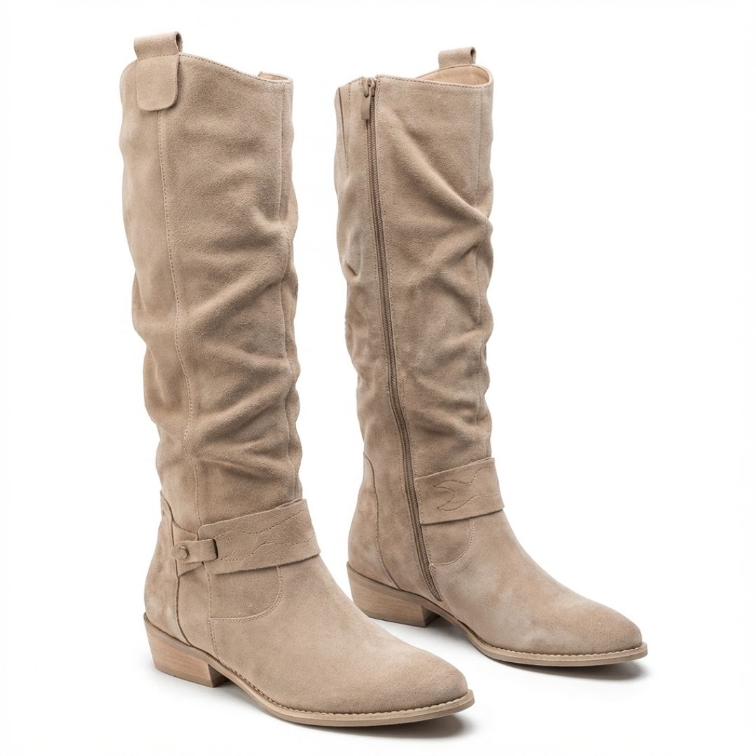 Halvara | Women's Knee-High Slouch Boots