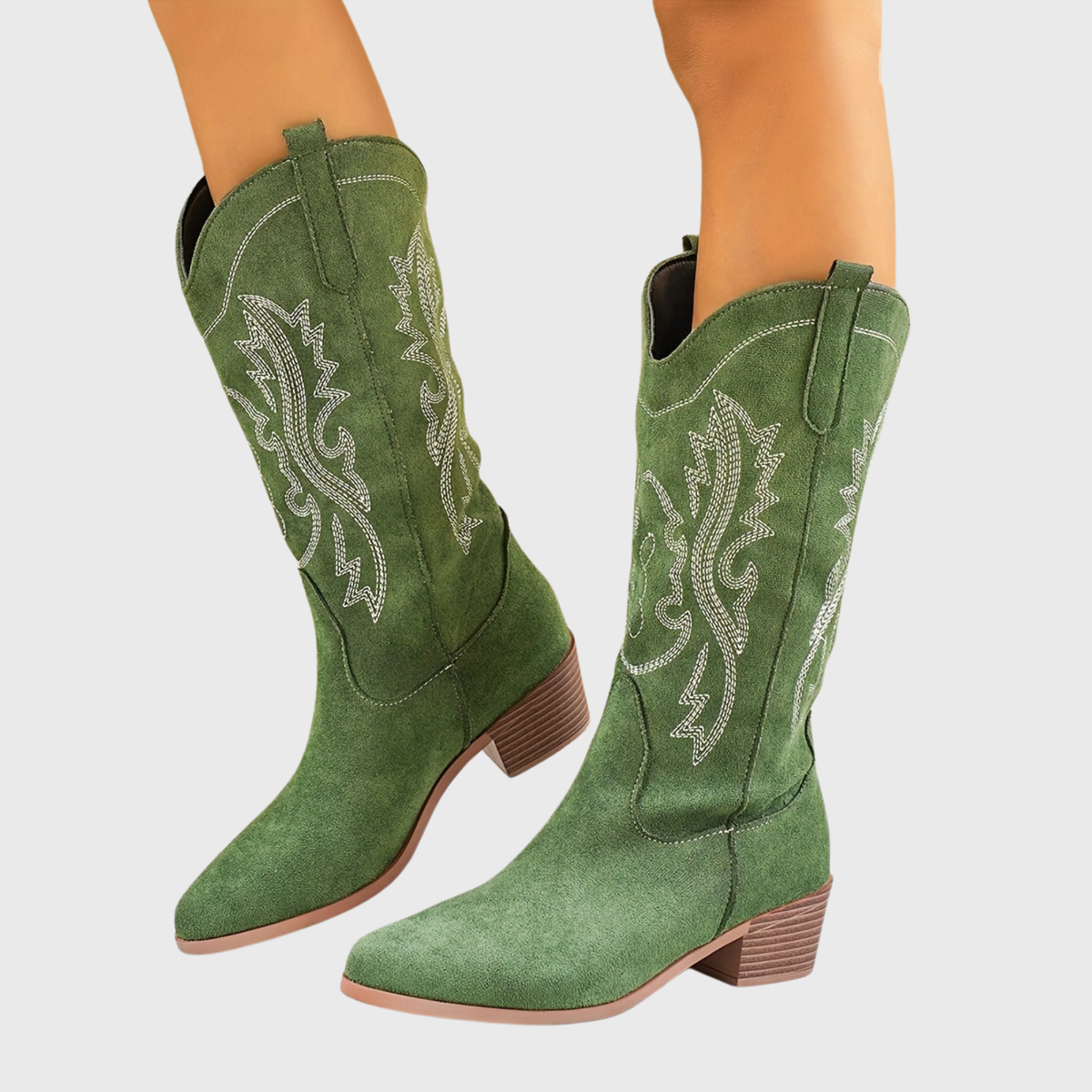 Halvera | Women's Tan Western Boots