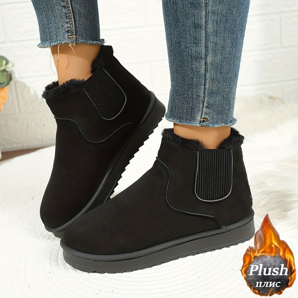 Halcyon | Women's Slip-On Winter Ankle Boots