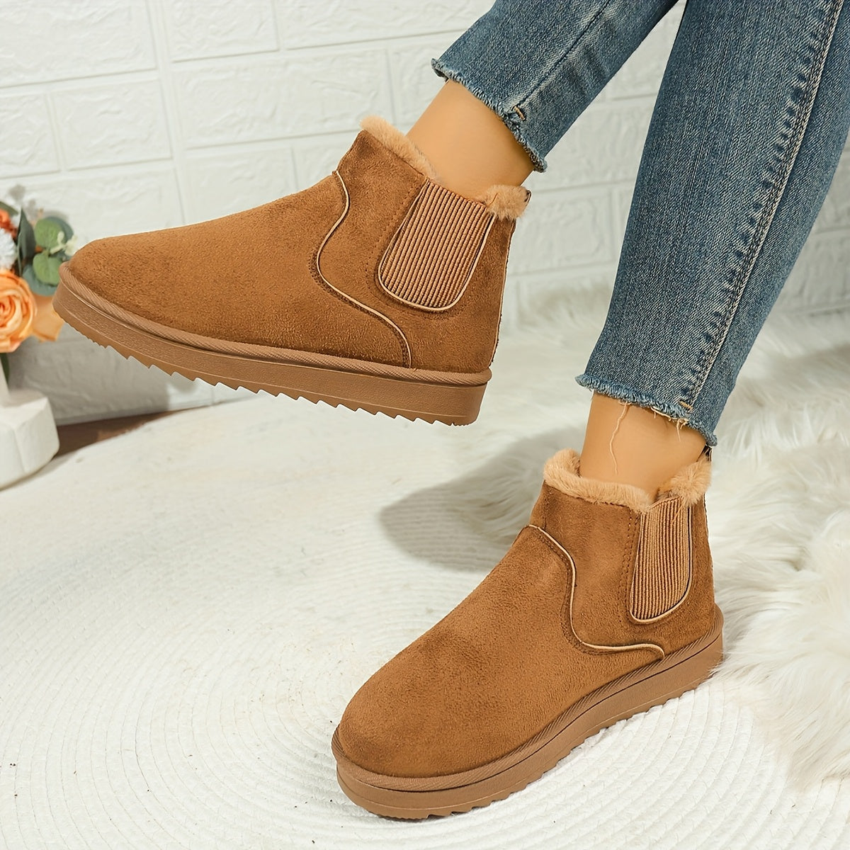 Halcyon | Women's Slip-On Winter Ankle Boots