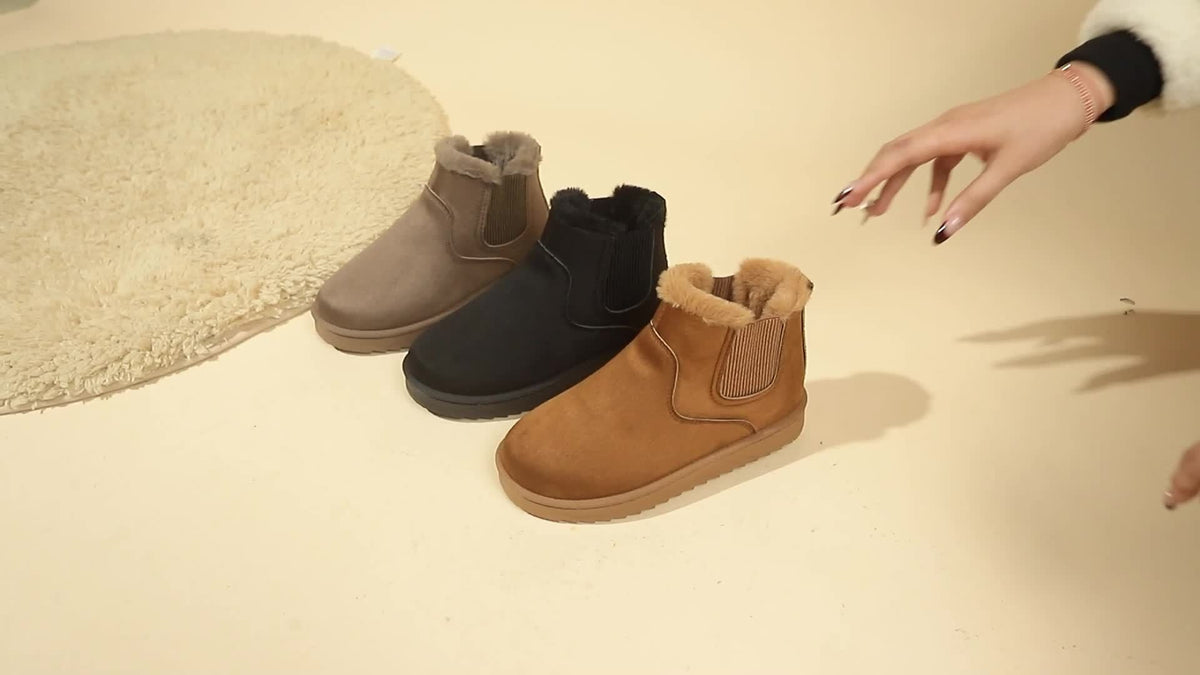 Halcyon | Women's Slip-On Winter Ankle Boots
