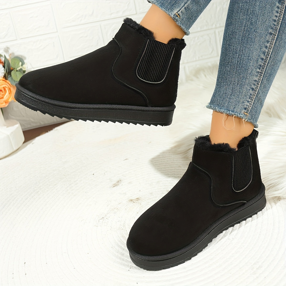 Halcyon | Women's Slip-On Winter Ankle Boots