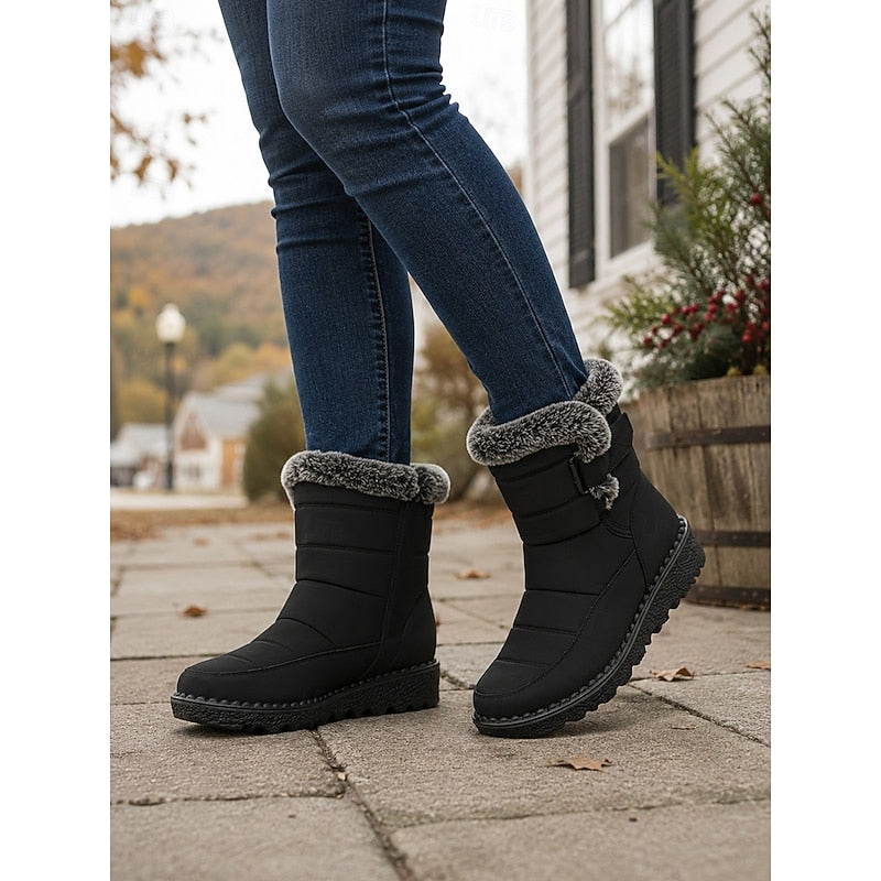 Wynstead | Women's Fur-Trimmed Winter Snow Boots