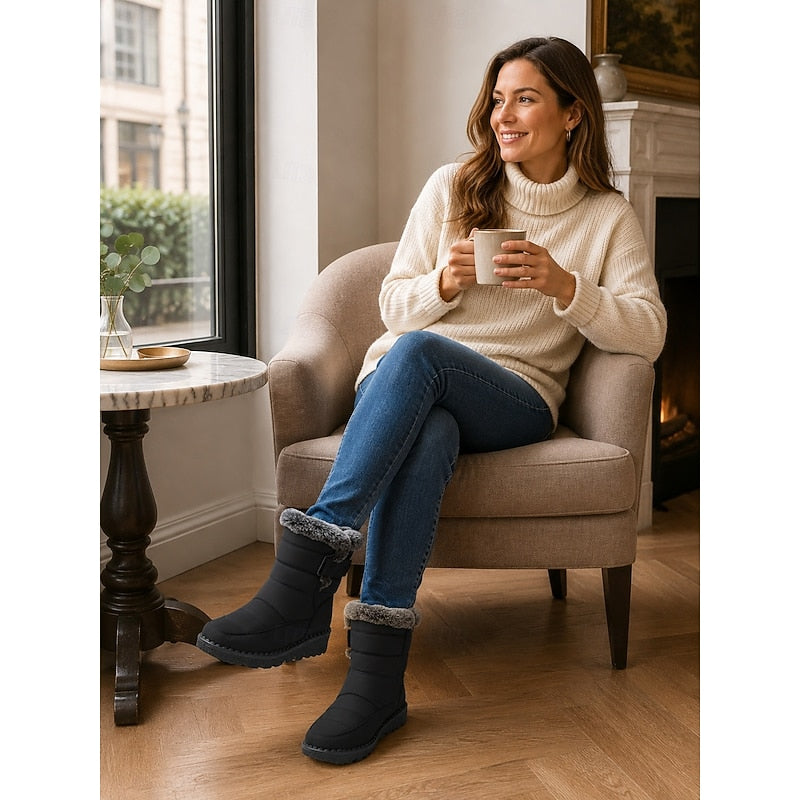 Wynstead | Women's Fur-Trimmed Winter Snow Boots