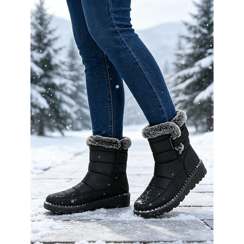 Wynstead | Women's Fur-Trimmed Winter Snow Boots