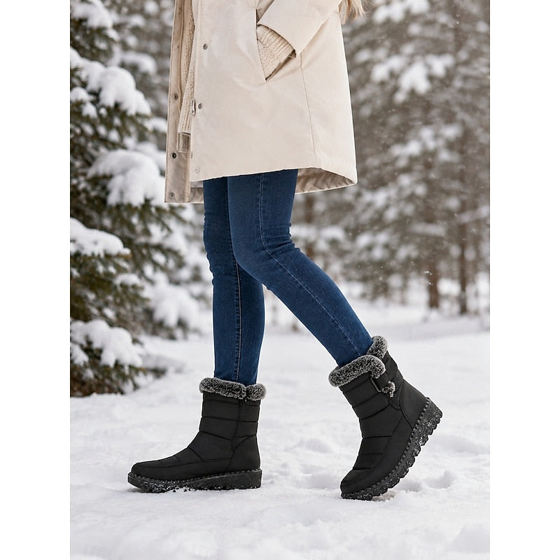 Wynstead | Women's Fur-Trimmed Winter Snow Boots