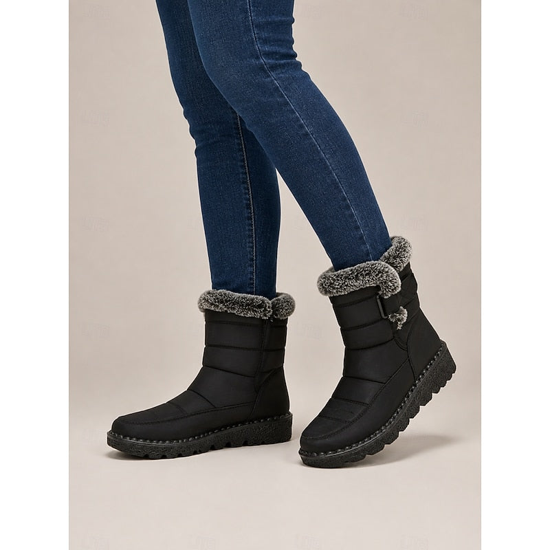 Wynstead | Women's Fur-Trimmed Winter Snow Boots