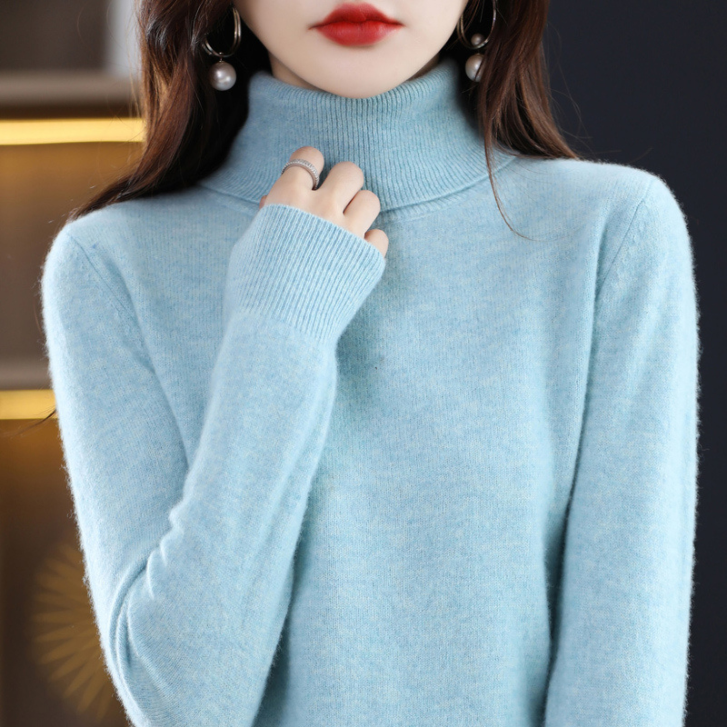 Adaline | Fitted Turtleneck Sweater