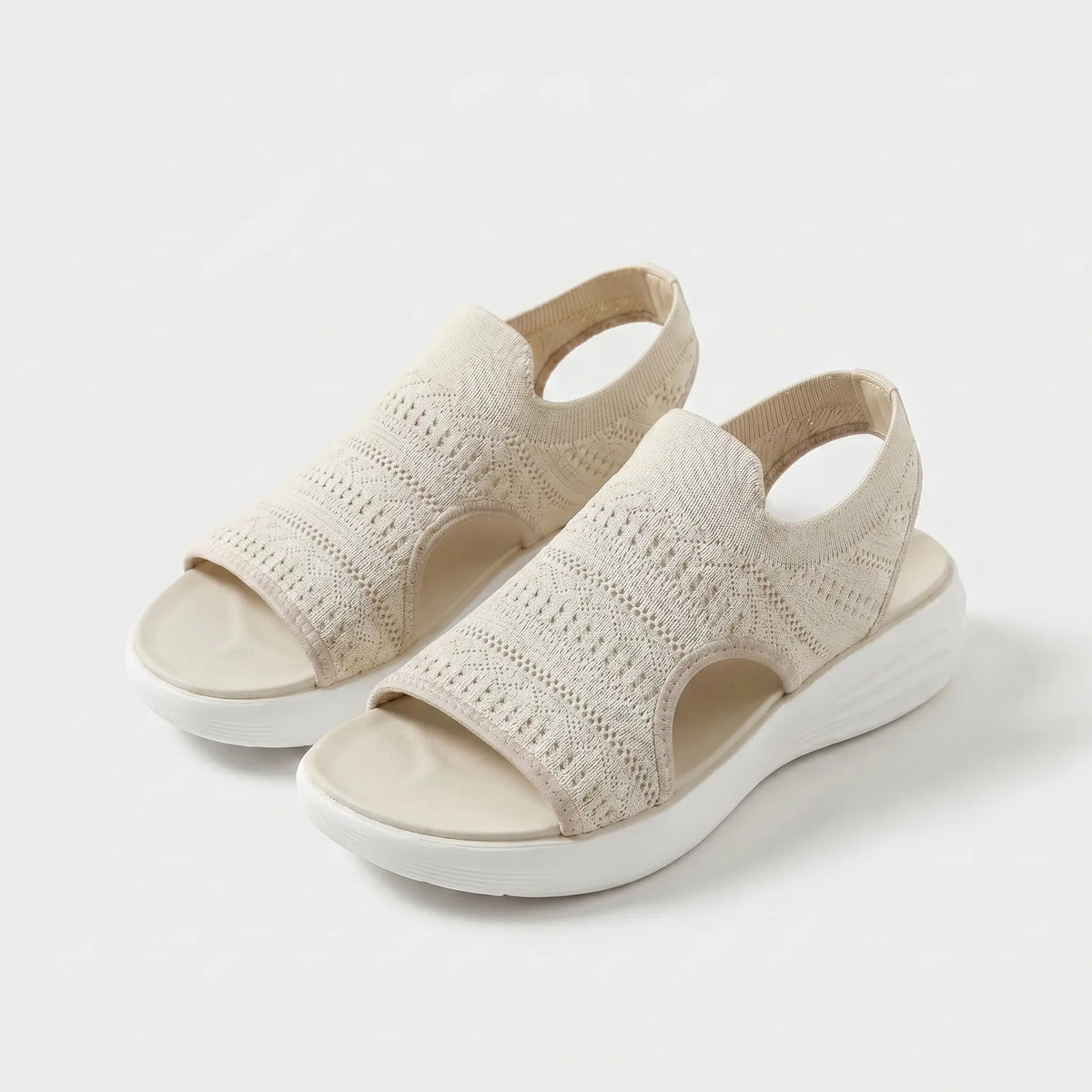 Ivana | Women's Cushioned Ergonomic Open-Toe Comfortable Slides