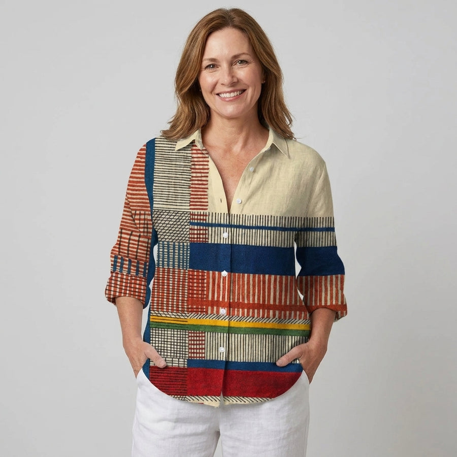 Joan™ | Artistic Pattern Blouse