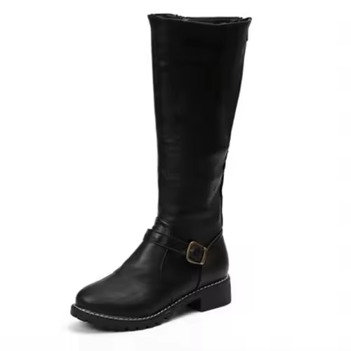 Abigail | Women's Knee High Buckle Riding Boots