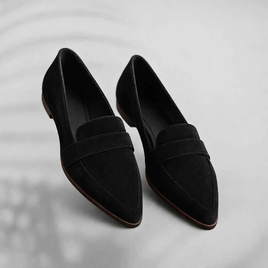 Juniper | Women's Black Pointed Toe Loafers