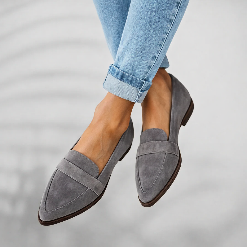 Juniper | Women's Black Pointed Toe Loafers