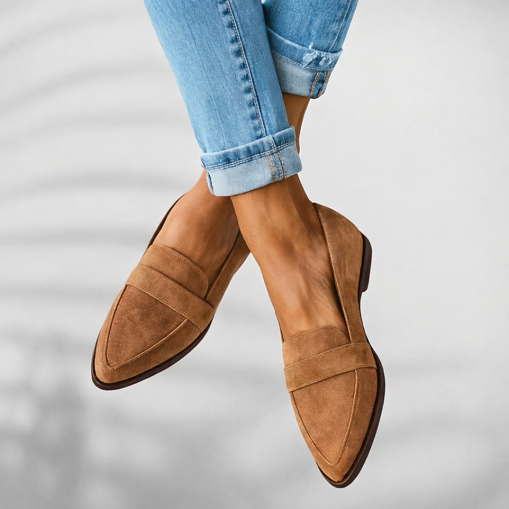 Juniper | Women's Black Pointed Toe Loafers