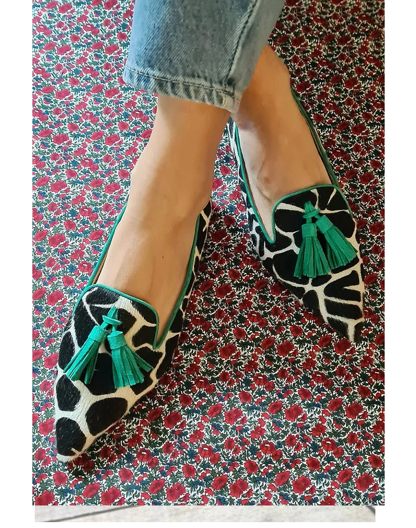 Junora | Women's Tassel Pointed Toe Loafers