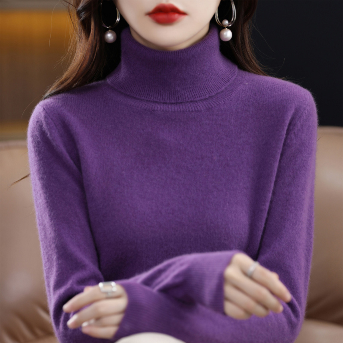 Adaline | Fitted Turtleneck Sweater