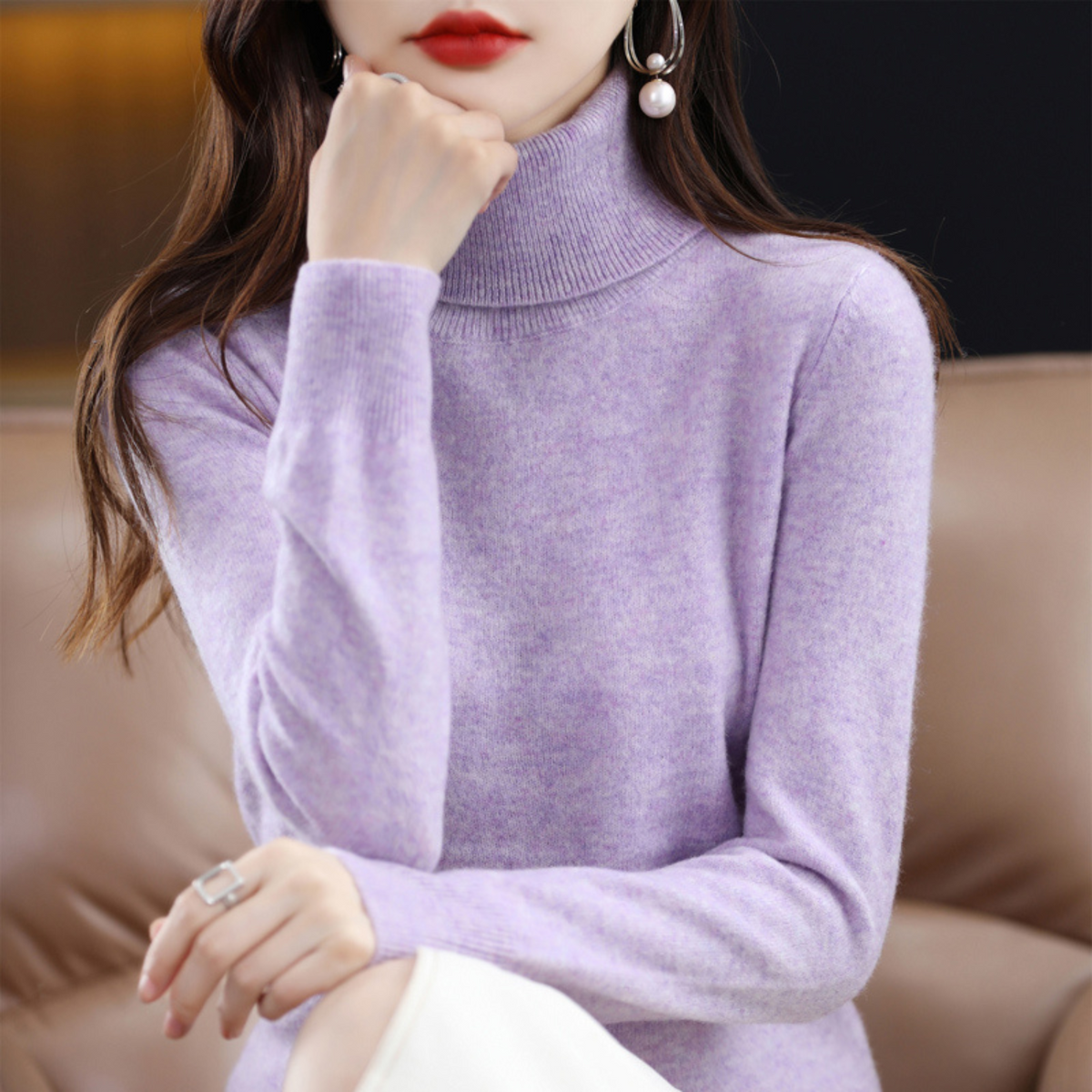 Adaline | Fitted Turtleneck Sweater
