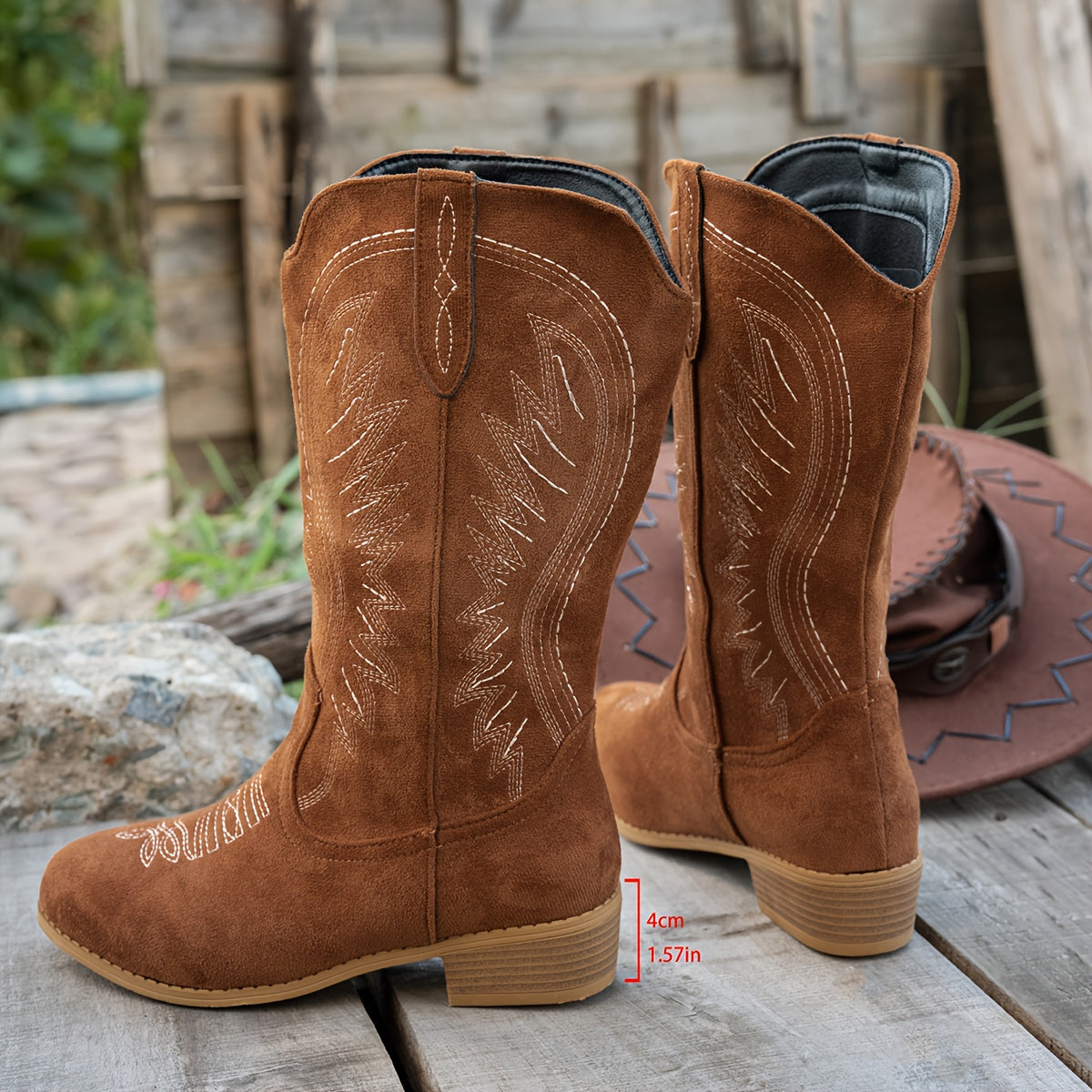 Lorvaine | Women's Round-Toe Western Boots
