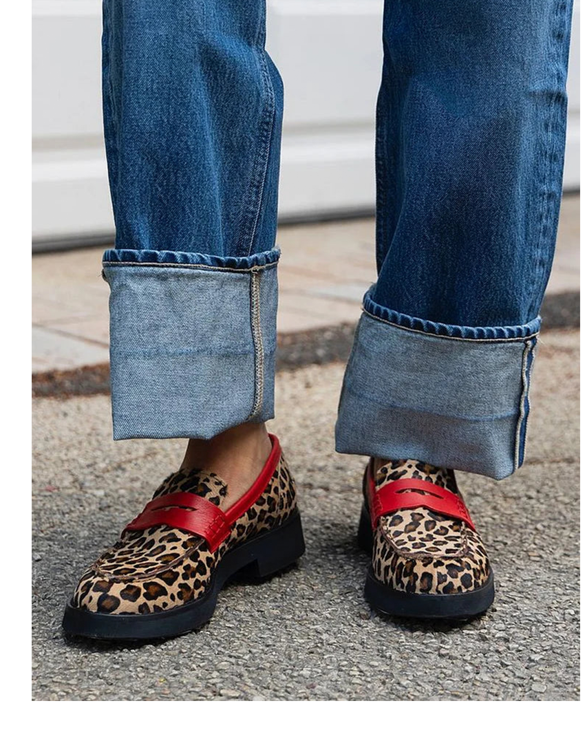 Lysandra | Women's Bold Leopard Print Loafers