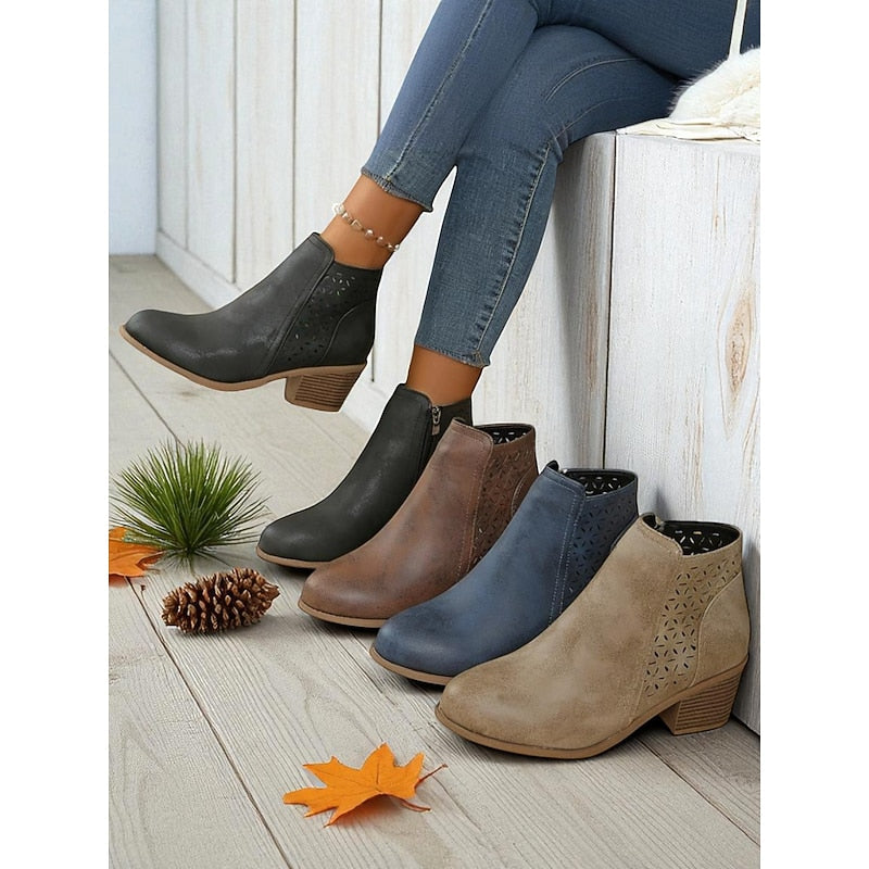 Marveld | Women's Cutout Ankle Boots