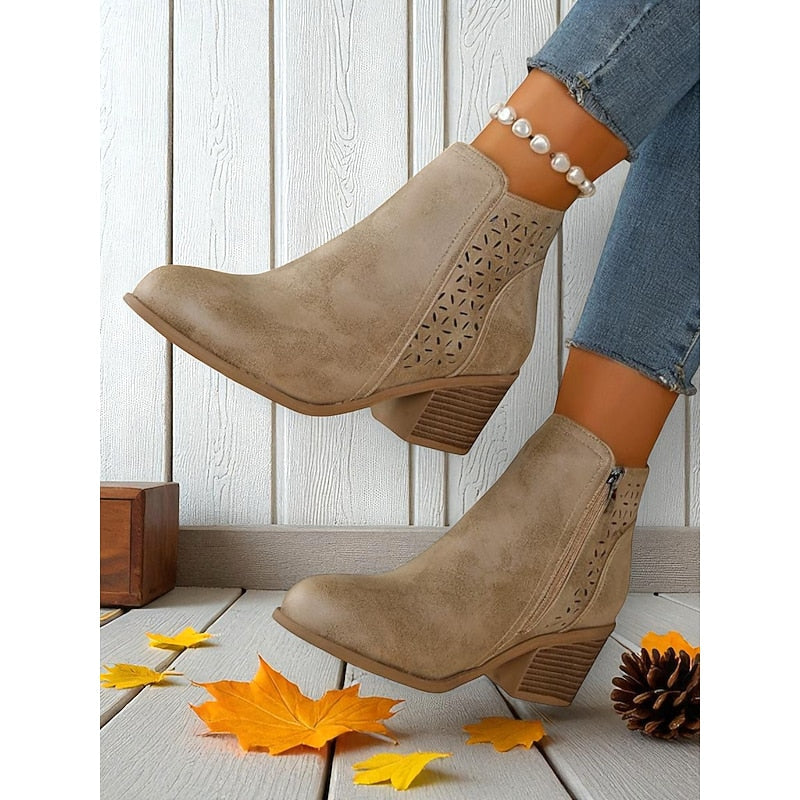 Marveld | Women's Cutout Ankle Boots