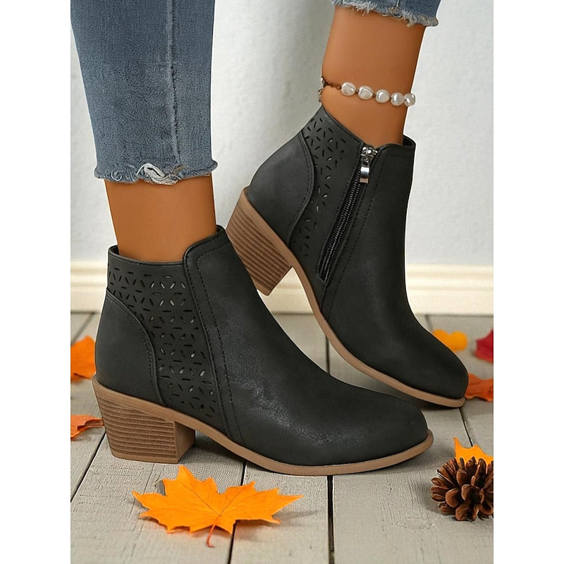 Marveld | Women's Cutout Ankle Boots