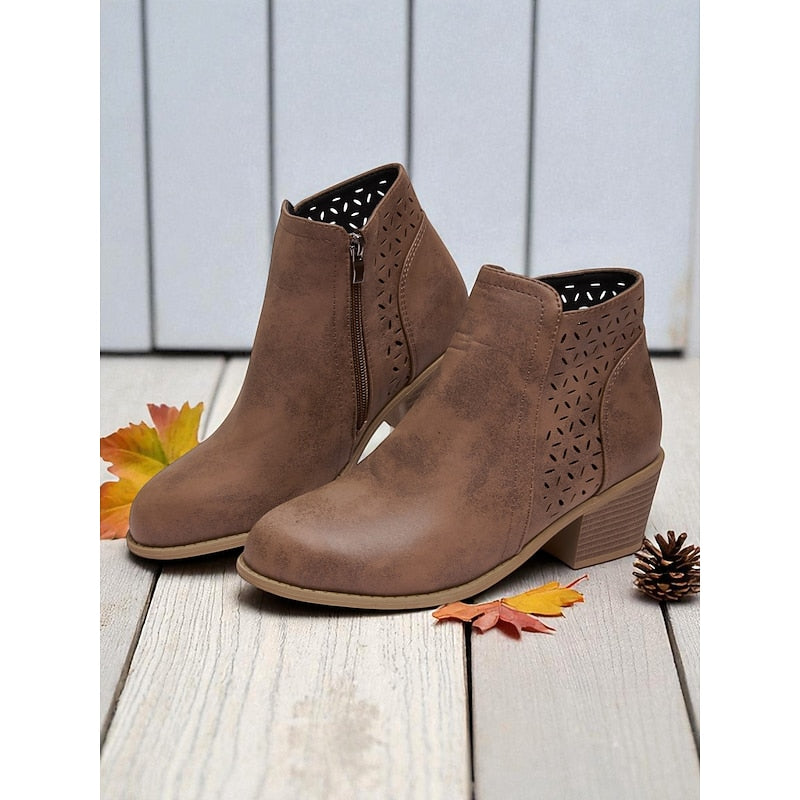 Marveld | Women's Cutout Ankle Boots