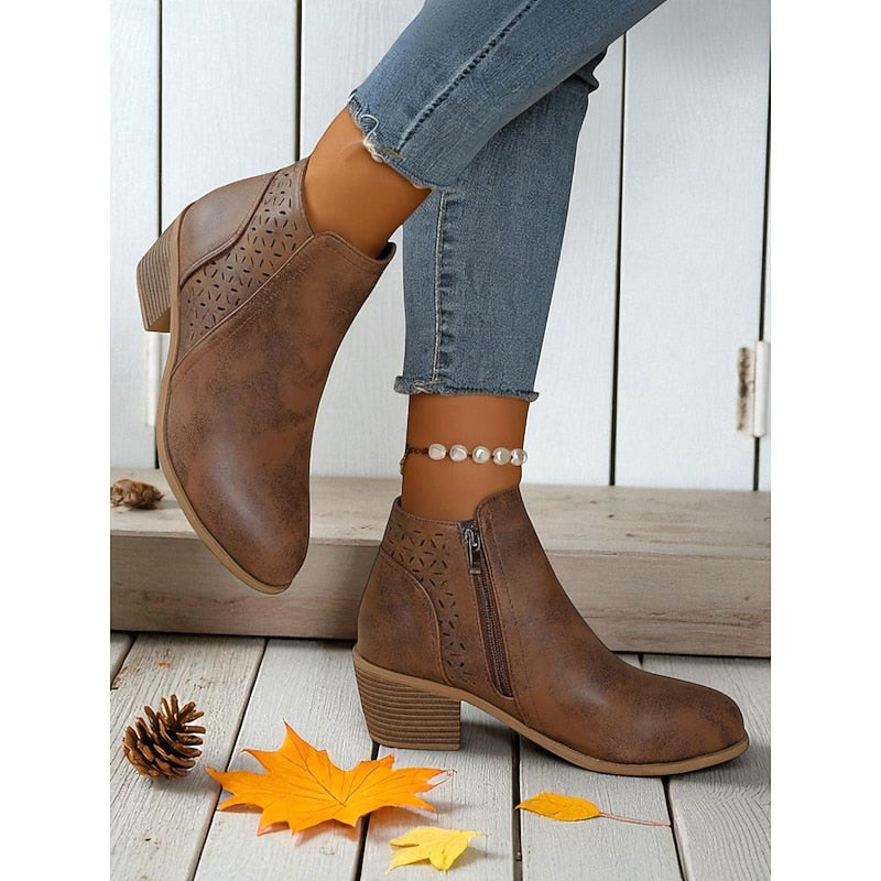 Marveld | Women's Cutout Ankle Boots