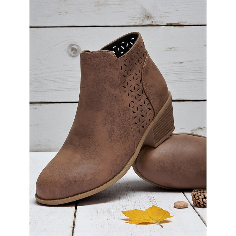 Marveld | Women's Cutout Ankle Boots
