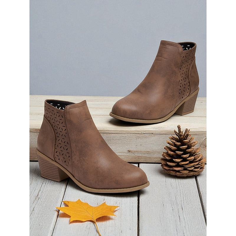 Marveld | Women's Cutout Ankle Boots