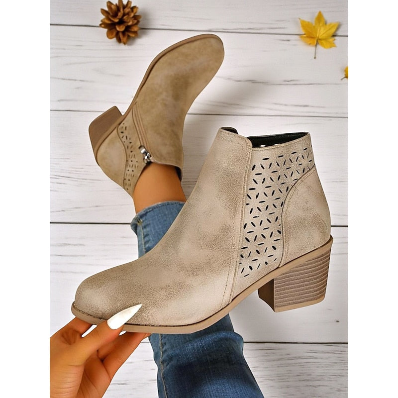 Marveld | Women's Cutout Ankle Boots