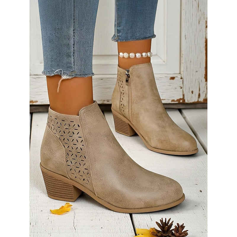 Marveld | Women's Cutout Ankle Boots