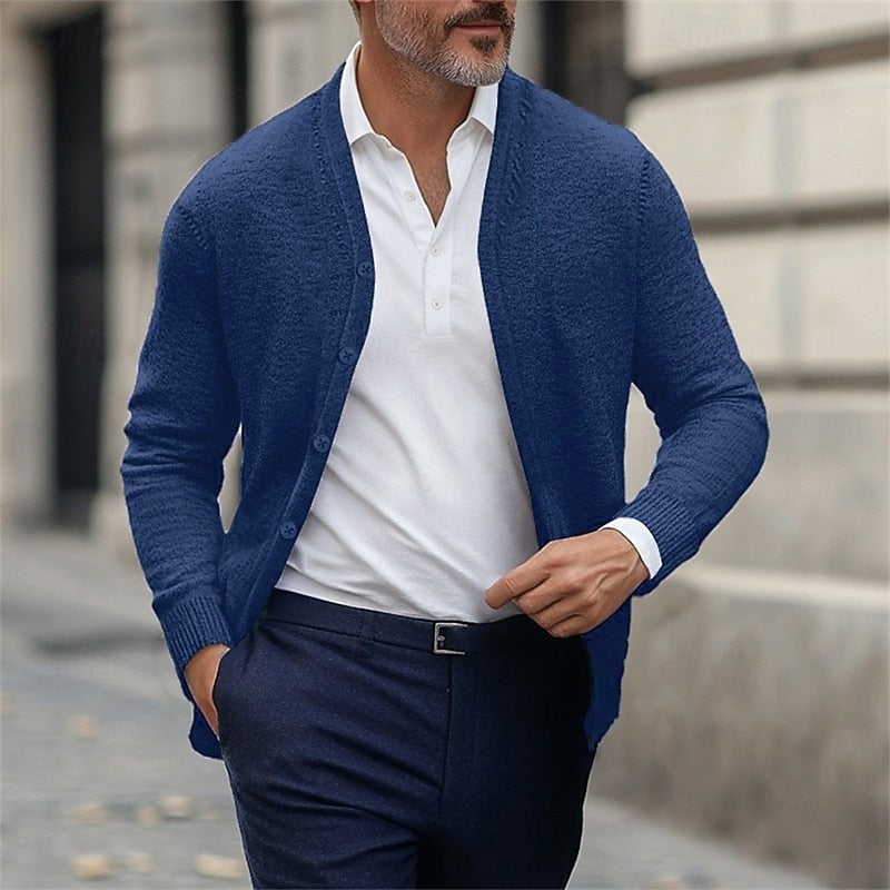 Merrick | Men's Warm V-Neck Cardigan
