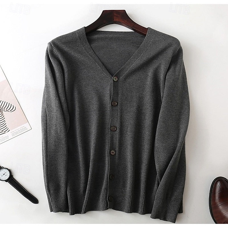 Merrick | Men's Warm V-Neck Cardigan