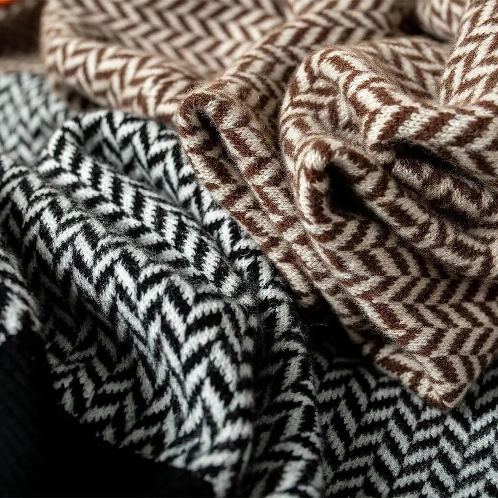 Winona | Contrast Sleeve Turtleneck Sweater