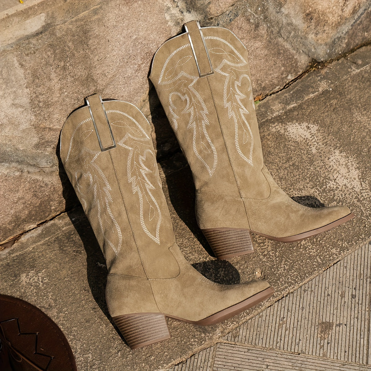 Odalys | Women's Suede Western Boots