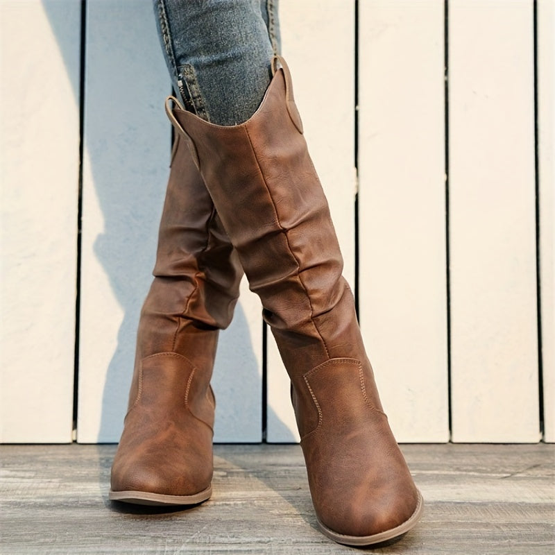 Orvaine | Women's Slouchy Western Boots