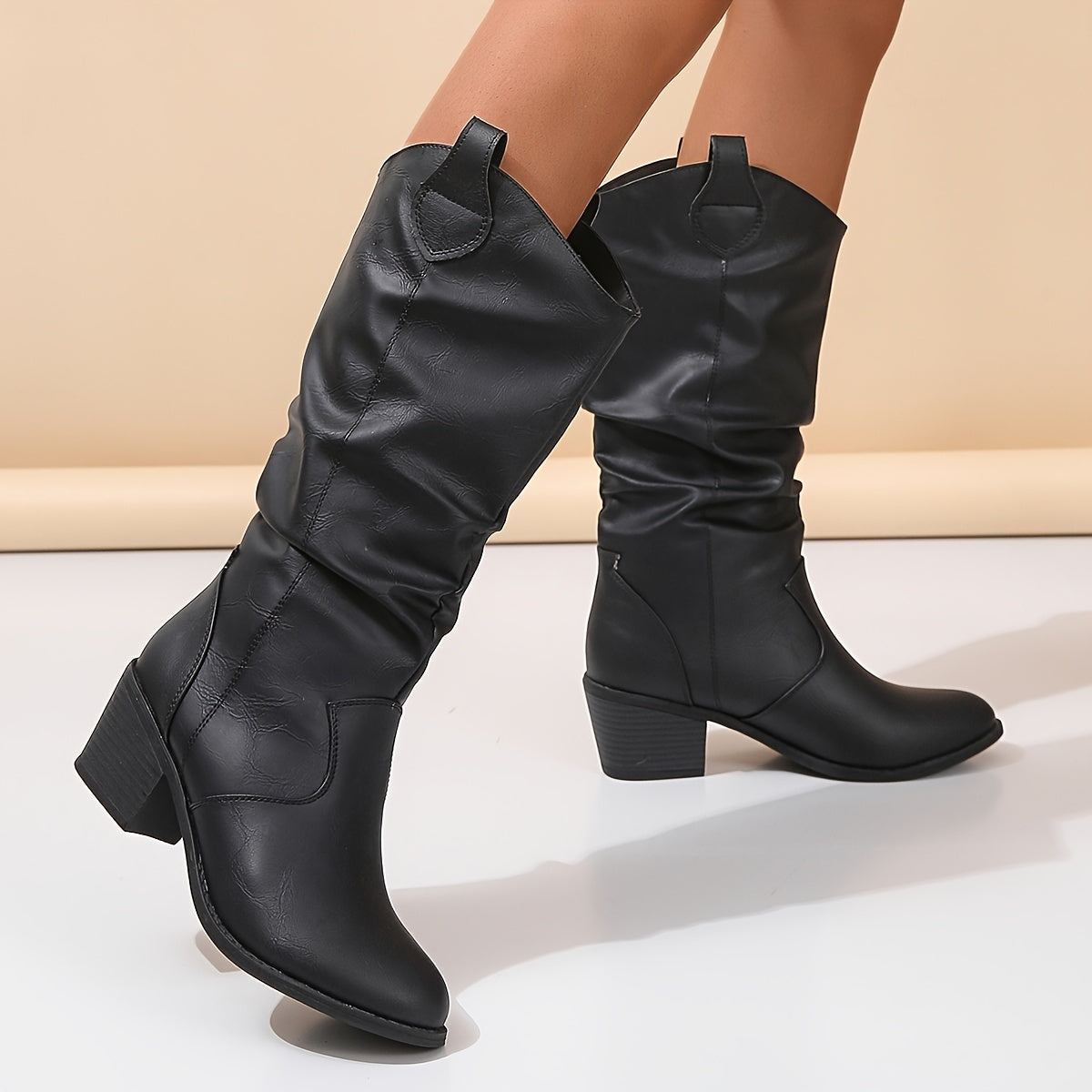 Orvaine | Women's Slouchy Western Boots
