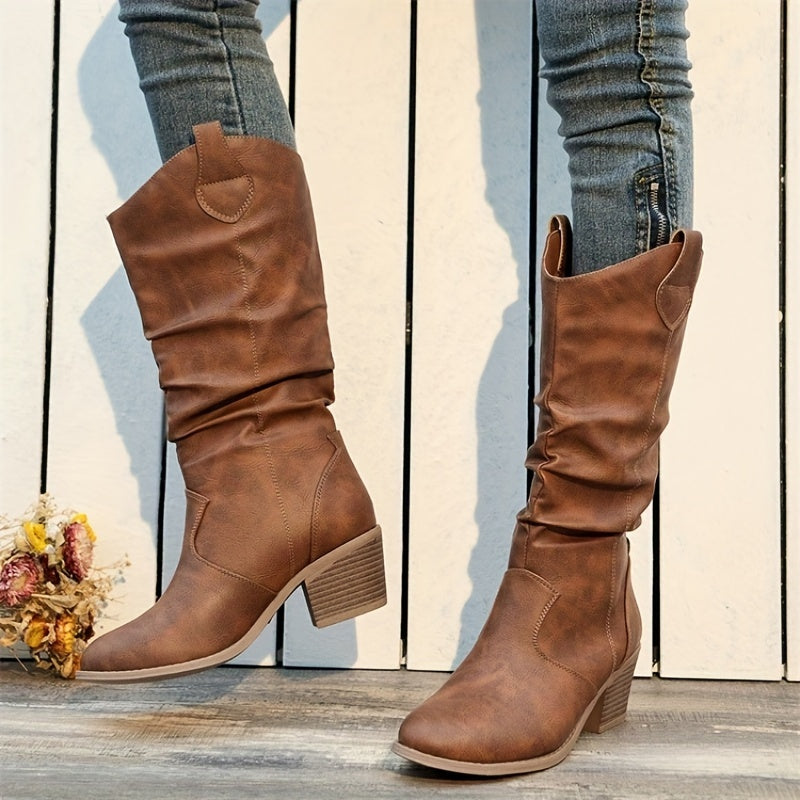 Orvaine | Women's Slouchy Western Boots