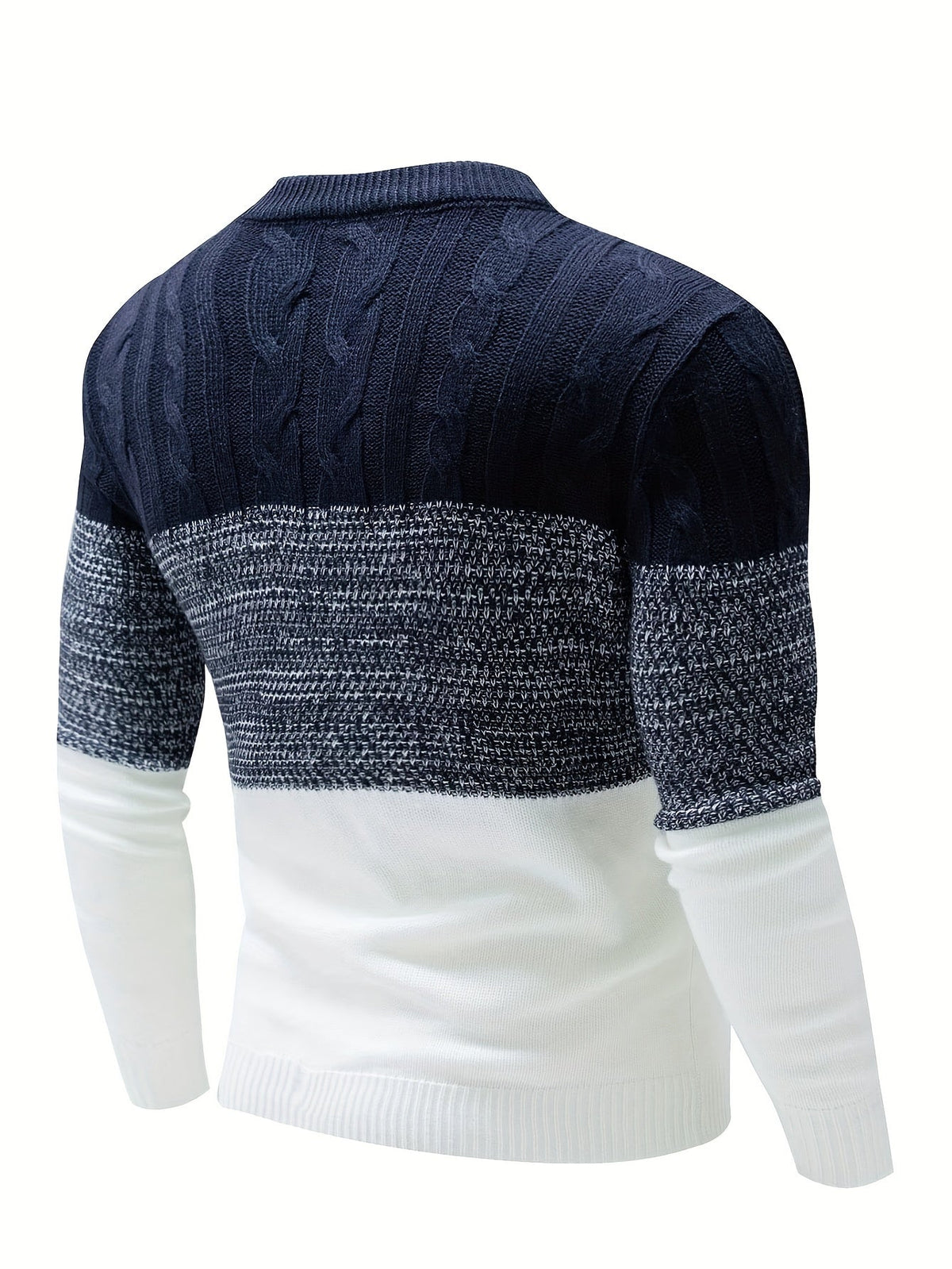 Orvyn | Men's Cozy Colour Block Crew Sweater