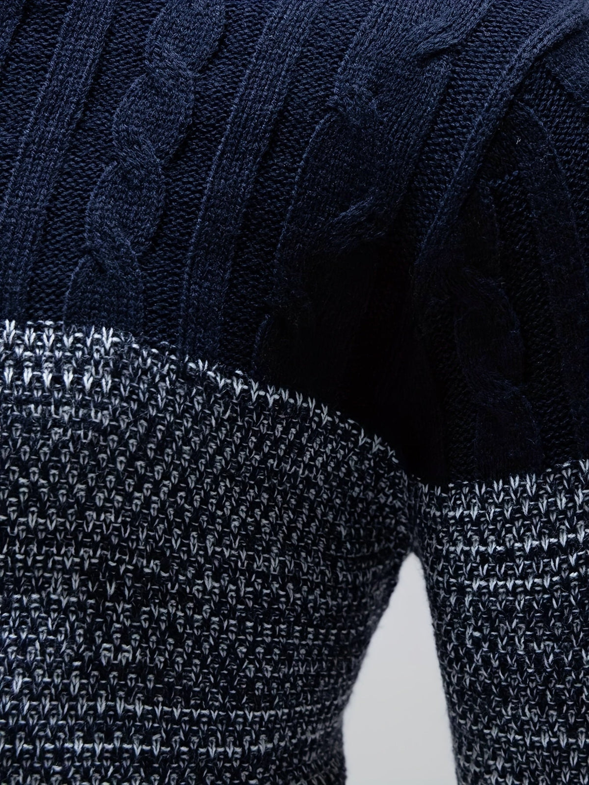 Orvyn | Men's Cozy Colour Block Crew Sweater
