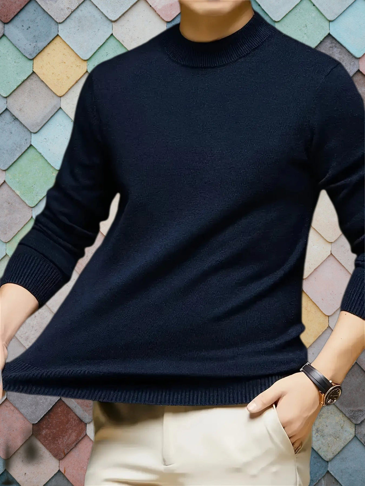 Radford | Men's Warm Mock Neck Sweater