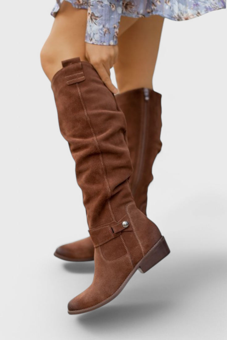 Rosanna | Women's Knee High Brown Boots