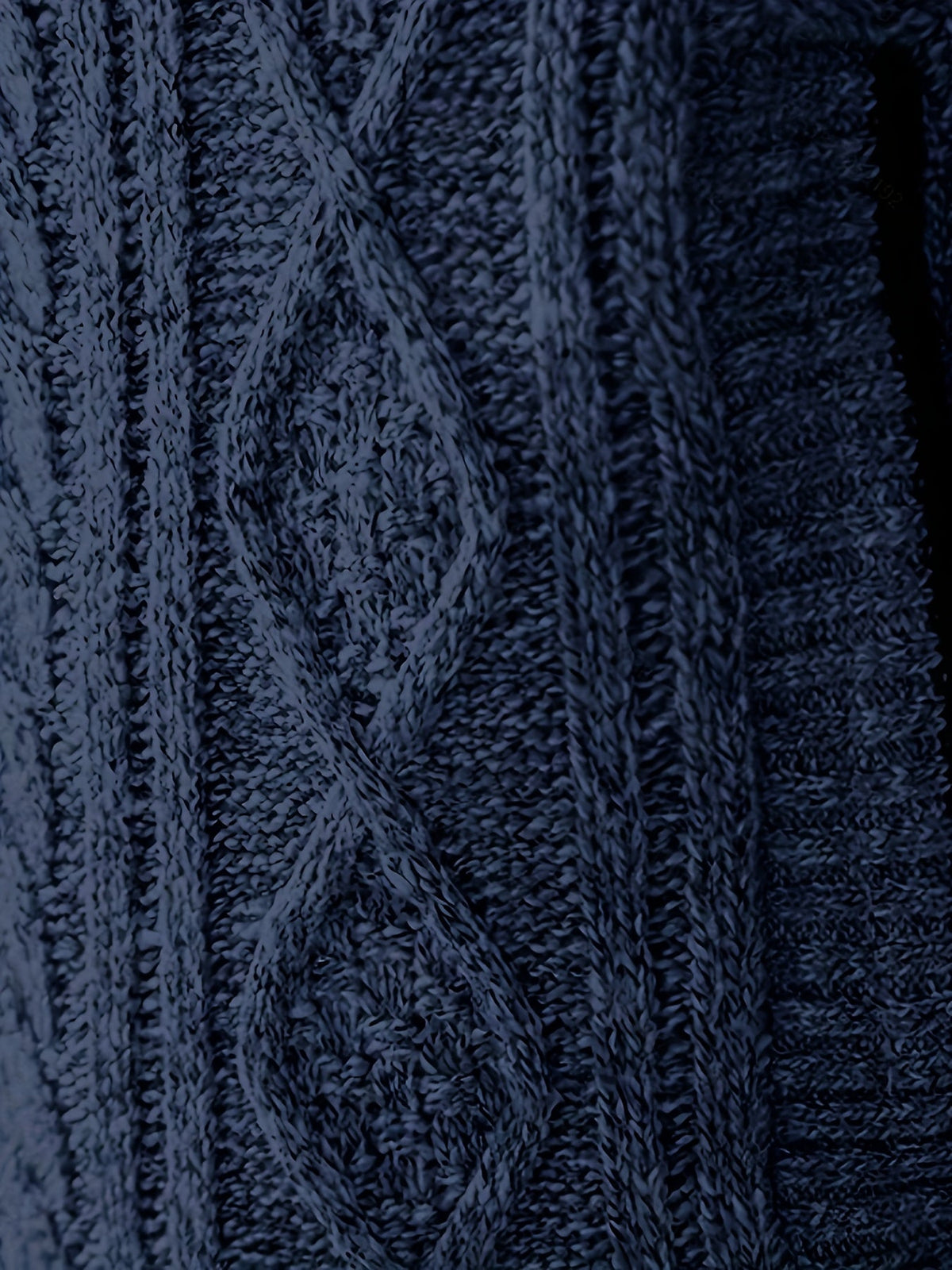 Rowland | Men's Cozy Cable Knit Zip Cardigan